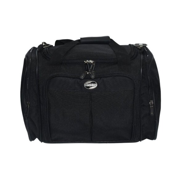 American Tourister Black Carry On Travel Duffle Bag - Picture 1 of 9